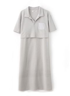 Waffle M&N Polo Dress, , hi-res