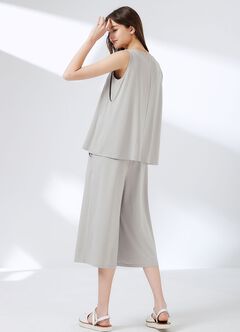 Maternity & Nursing Top Plus Wide Leg Pants Co-Ord Set, , hi-res