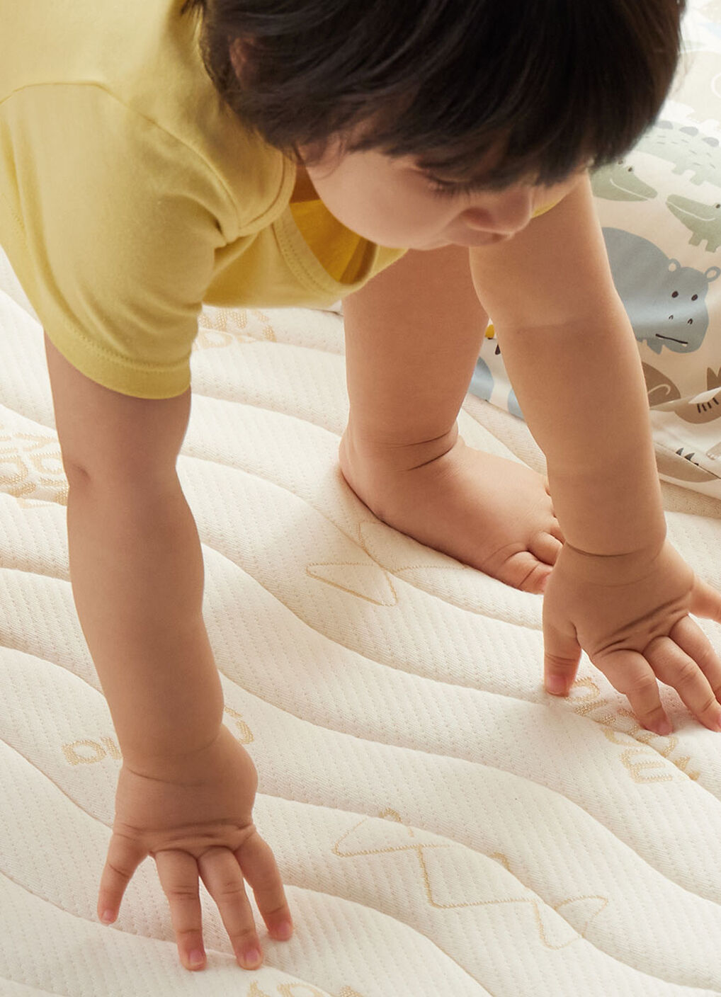 Non-toxic Portable Toddler Mat (140*70cm), White, hi-res image number 4