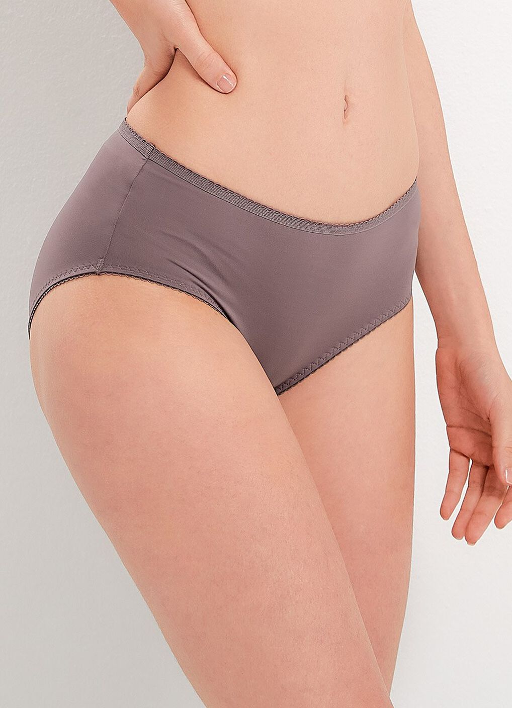 (New) Antibacterial Maternity Midi Briefs 2 Pack, Dusty Purple, hi-res image number 0