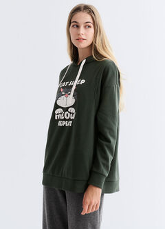 Disney Lucifer Long Sleeves Maternity & Nursing Top, Green, hi-res