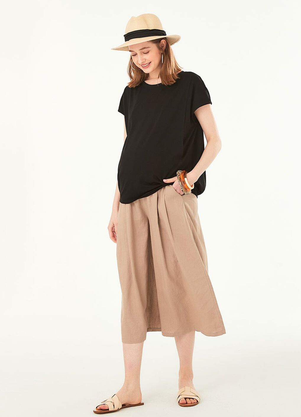 Cap Sleeve Maternity & Nursing Top, , hi-res image number 4