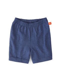 Baby Cotton Short Leggings, Navy, hi-res