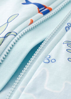 Lightweight Optimum Temp. Sleep Suit-Sea World, , hi-res