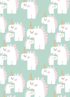 Optimum Temp. Antibacterial Summer Quilt (Unicorn), , hi-res