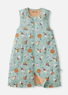Lightweight Optimum Temp. Sleep Suit-Doggie Party, , hi-res