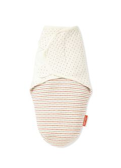 Antibacterial Newborn Cocoon Swaddle, Orange, hi-res