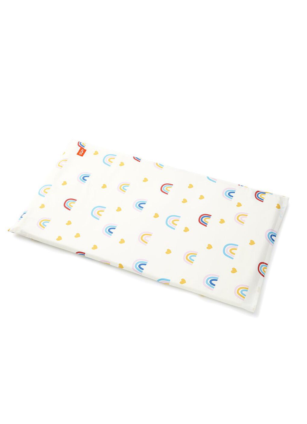 Finnish Baby Box Mattress Sheet-Rainbow, Mid Blue, hi-res image number 0