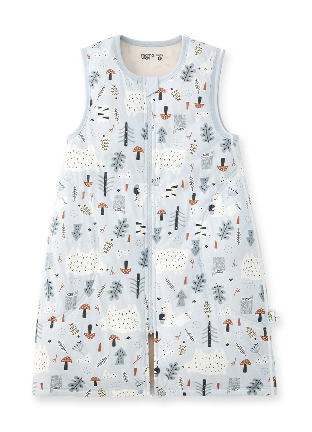 Lightweight Optimum Temp. Sleep Suit-Forest Family, , hi-res image number 0