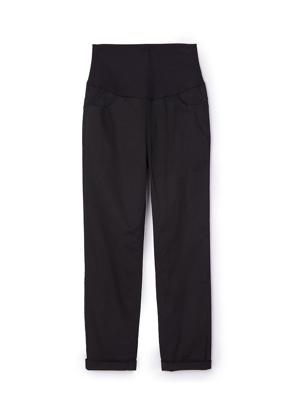 Cotton Maternity Slim Pants, Black, hi-res image number 5
