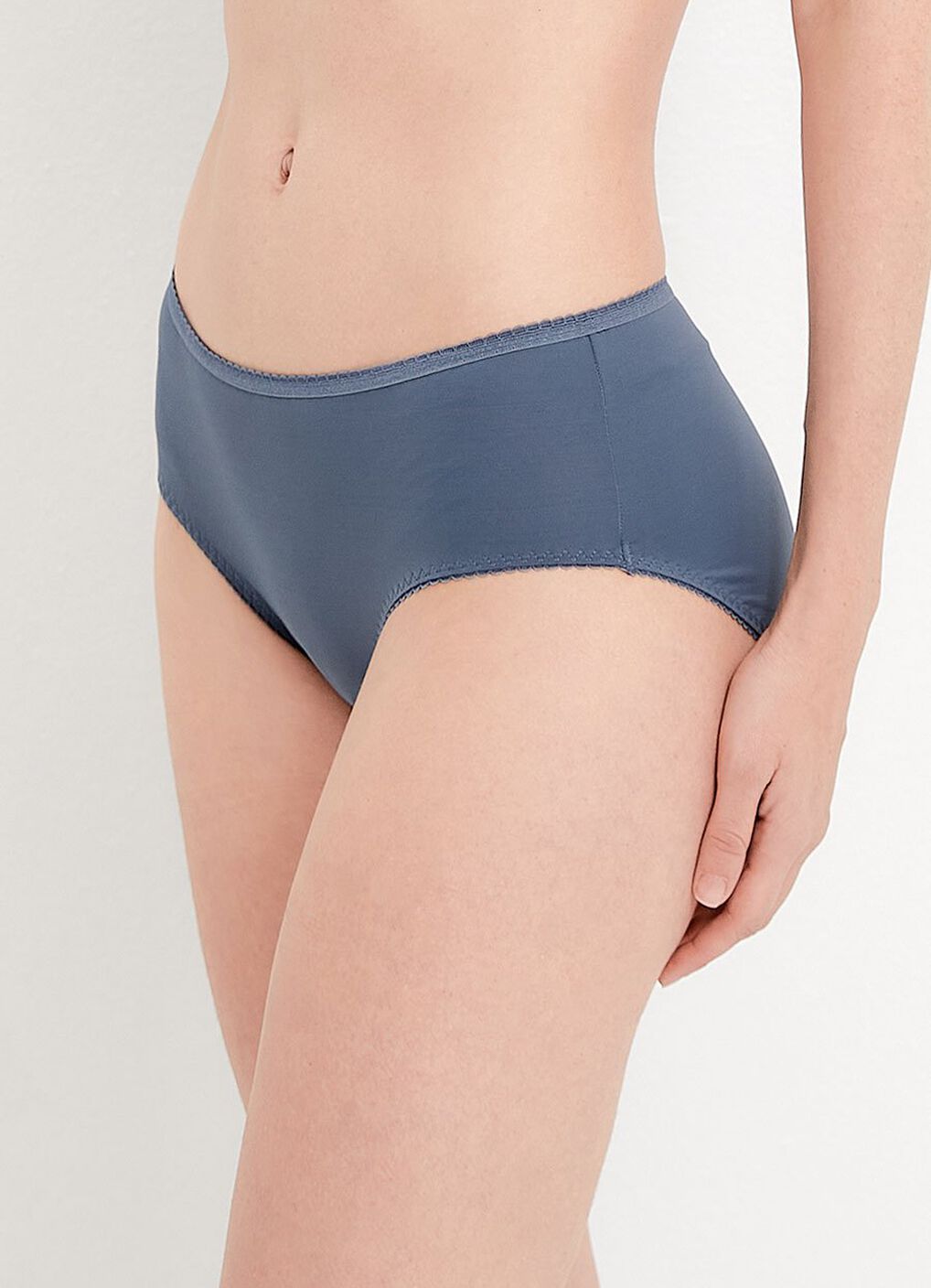 Antibacterial Maternity Midi Briefs 2 Pack, Periwinkle, hi-res image number 0