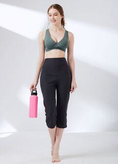 Ultra Silky Crossover Sleeping & Nursing Bra, Green, hi-res