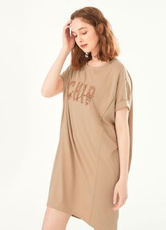 Disney Chip & Dale Maternity & Nursing Long Top, Khaki, hi-res