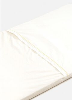 Non-toxic Cot Mattress Topper With Cover 120X60cm, White, hi-res