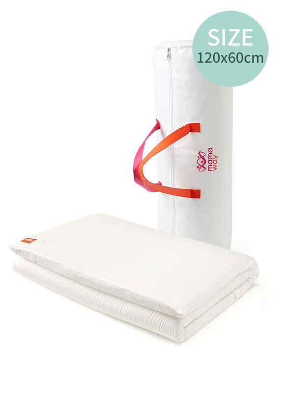 Non-toxic Cot Mattress Topper With Cover (120*60cm)