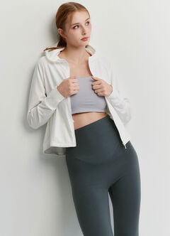 Ultra-Stretch Maternity Leggings, Sage, hi-res