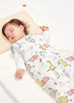 Lightweight Optimum Temp. Sleep Suit- Dinosaur, Sage Green, hi-res