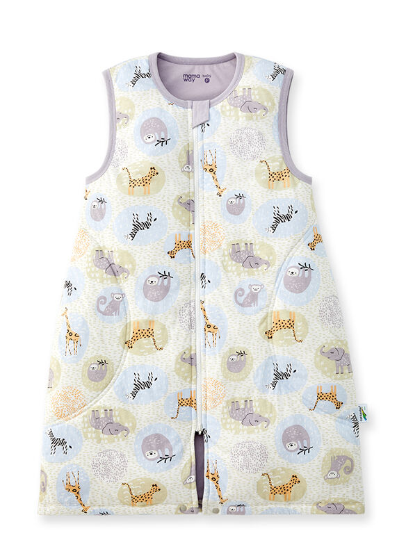 Lightweight Optimum Temp. Sleep Suit-Animal Bubbles