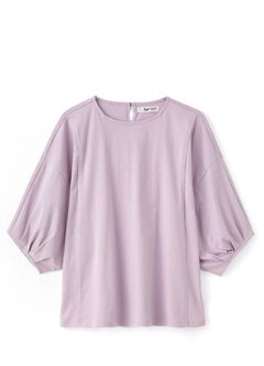 Lantern Sleeves Cotton M&N Top, , hi-res