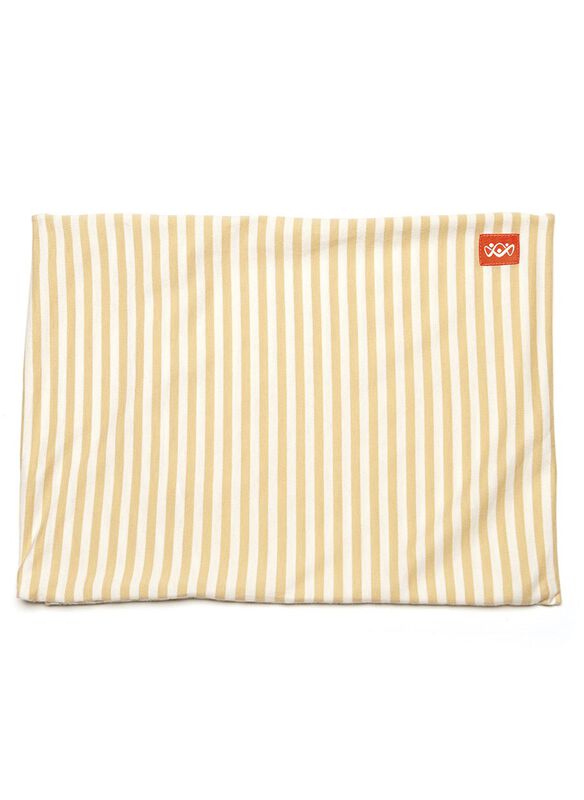 Non-Toxic Toddler Pillow Case - Yellow Stripe