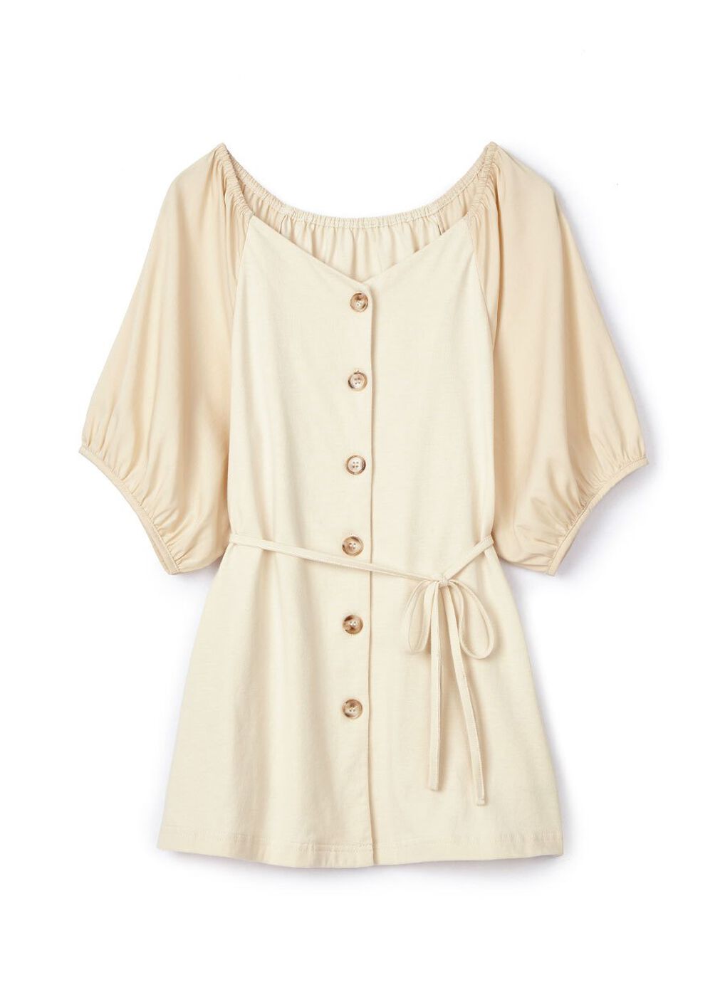 Puff Sleeve Maternity & Nursing Top, Cream, hi-res image number 5