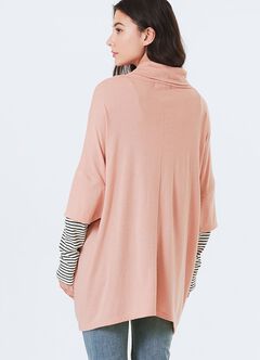 2 in 1 Maternity & Nursing Loose Top, , hi-res