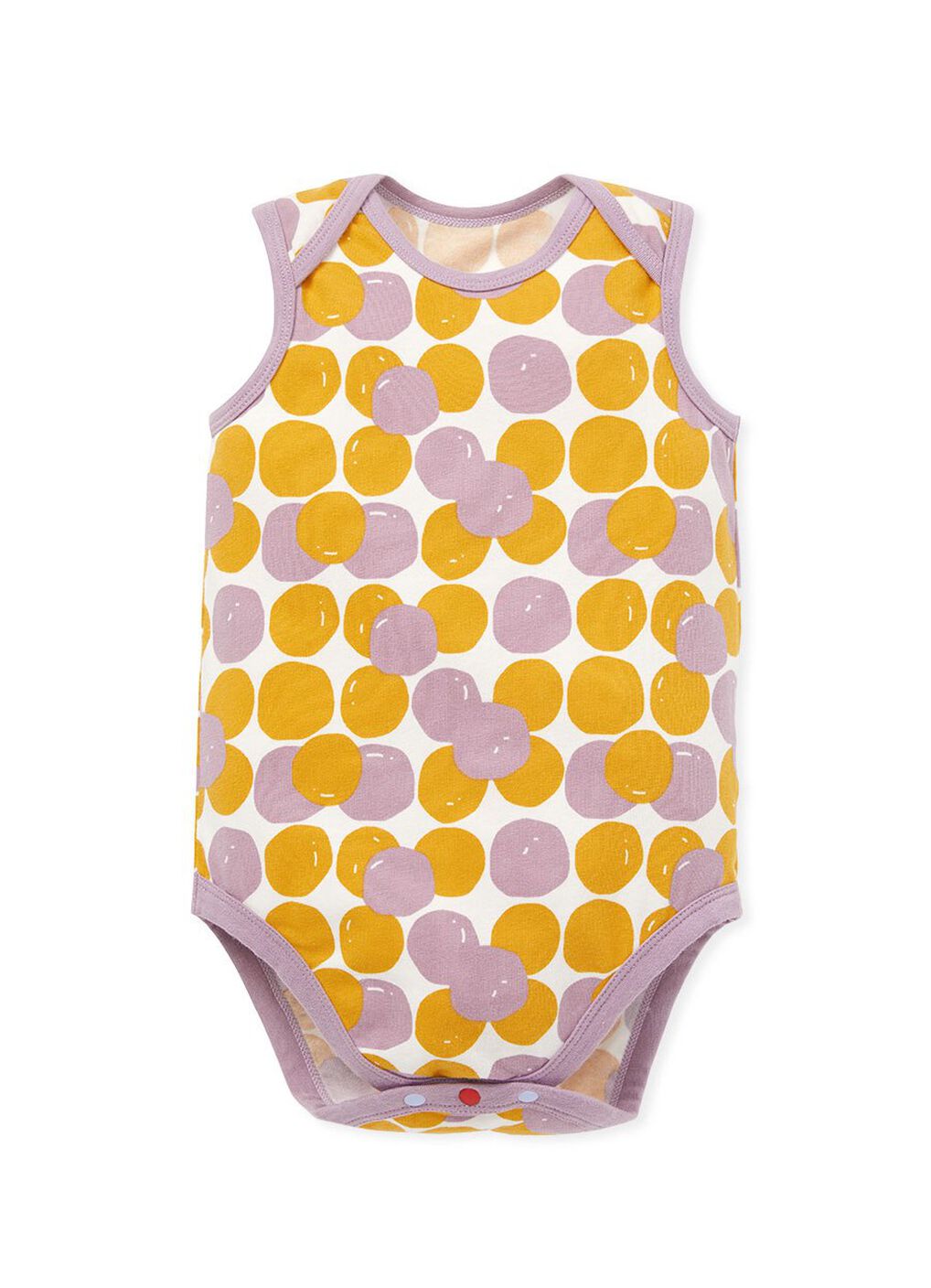 Taro Ball Baby Cotton S/L Bodysuit 2 Pcs Pack, , hi-res image number 1