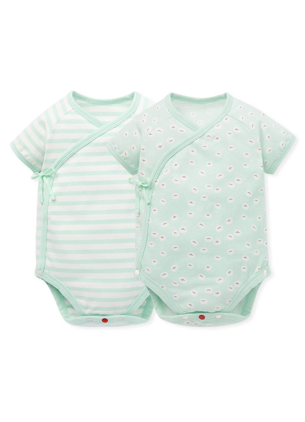 Pearl Barley Newborn Cotton S/S Bodysuit 2 Pcs Pack, , hi-res image number 0