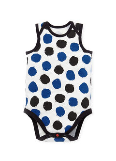 Baby Cotton S/L Bodysuit 2 Pcs Pack, Blue, hi-res