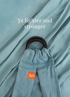 Solid Linen Baby Ring Sling, , hi-res