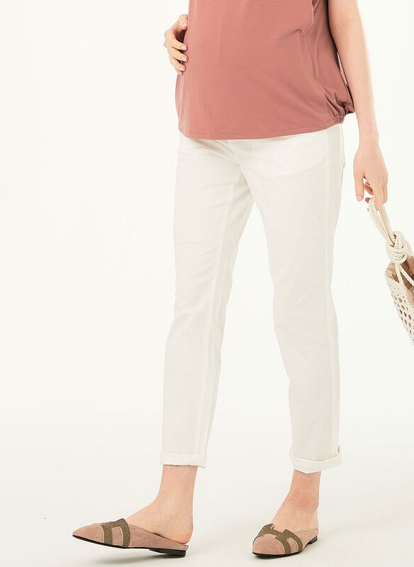 Cotton Maternity Slim Pants