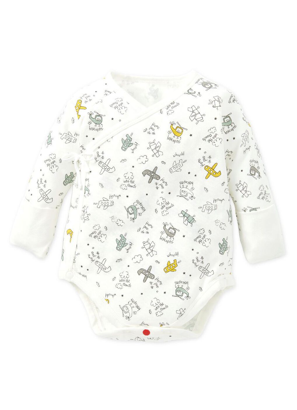 Airplane Newborn Cotton Long Sleeve Bodysuit 2 Pack, , hi-res image number 1