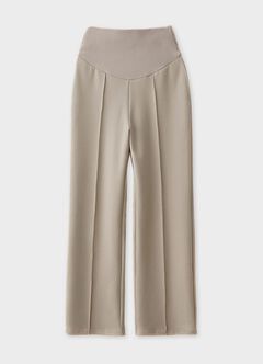 Relaxed Maternity Slim Pants, Khaki, hi-res