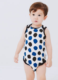 Baby Cotton S/L Bodysuit 2 Pcs Pack, Blue, hi-res