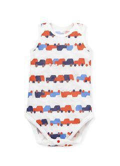 Baby Cotton Mesh Sleeveless Bodysuit 2 Pack, Mid Blue, hi-res