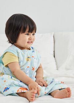 Lightweight Optimum Temp. Sleep Suit-Sea World, , hi-res