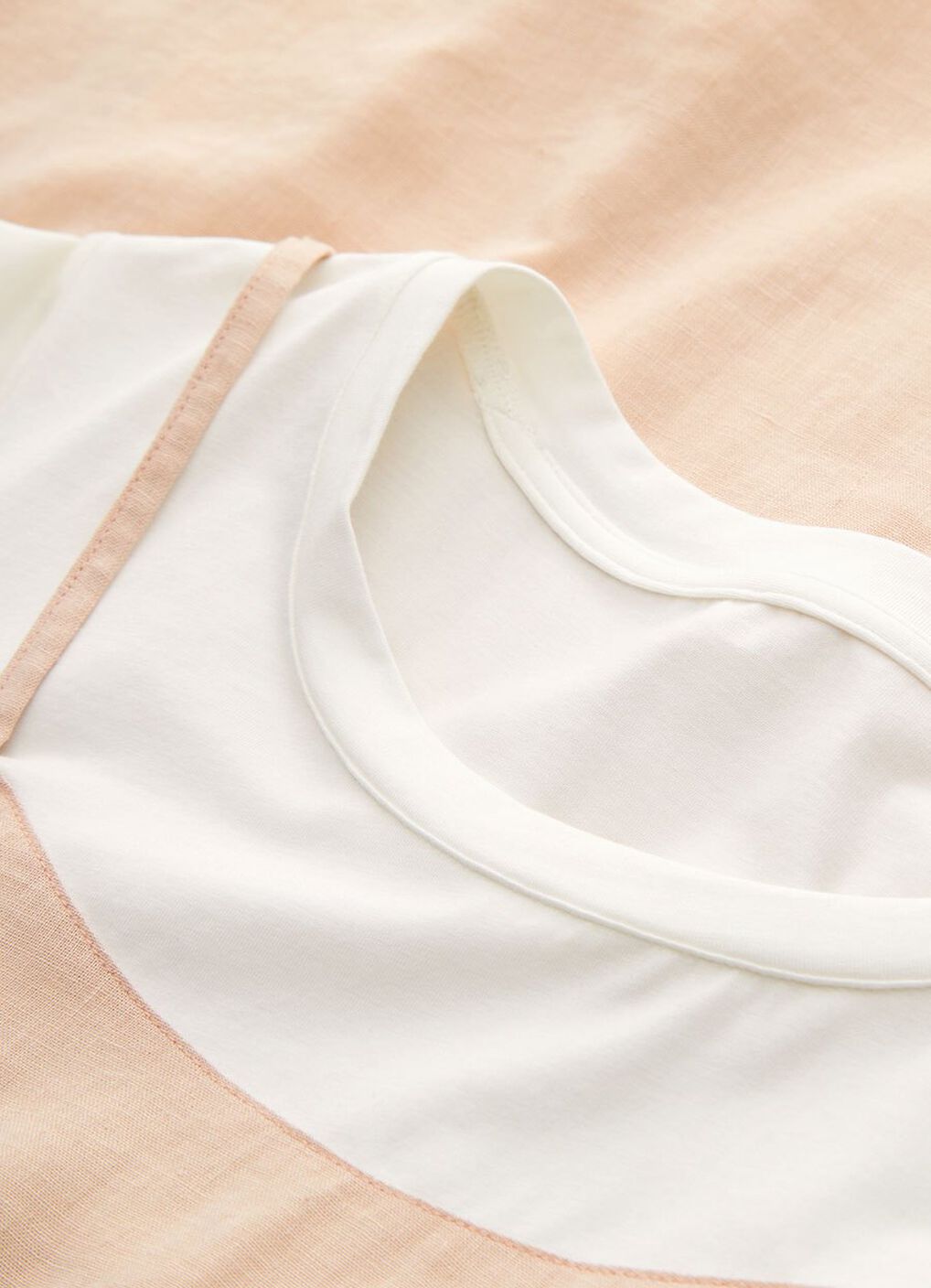 2 in 1 Maternity & Nursing Spliced Top, Coral, hi-res image number 7