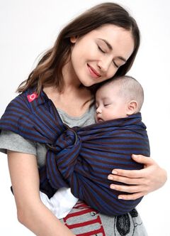 Blueberry Brownie Baby Ring Sling, , hi-res