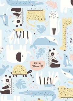All Seasons Optimum Temp. Sleep Suit-Party Animals, , hi-res