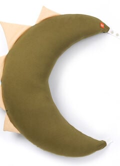 Maternity Support & Nursing Moon Pillow Case- Green Dinosaur, , hi-res