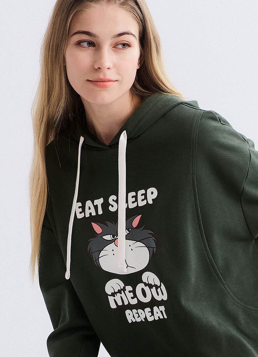 Disney Lucifer Long Sleeves Maternity & Nursing Top, Green, hi-res image number 4