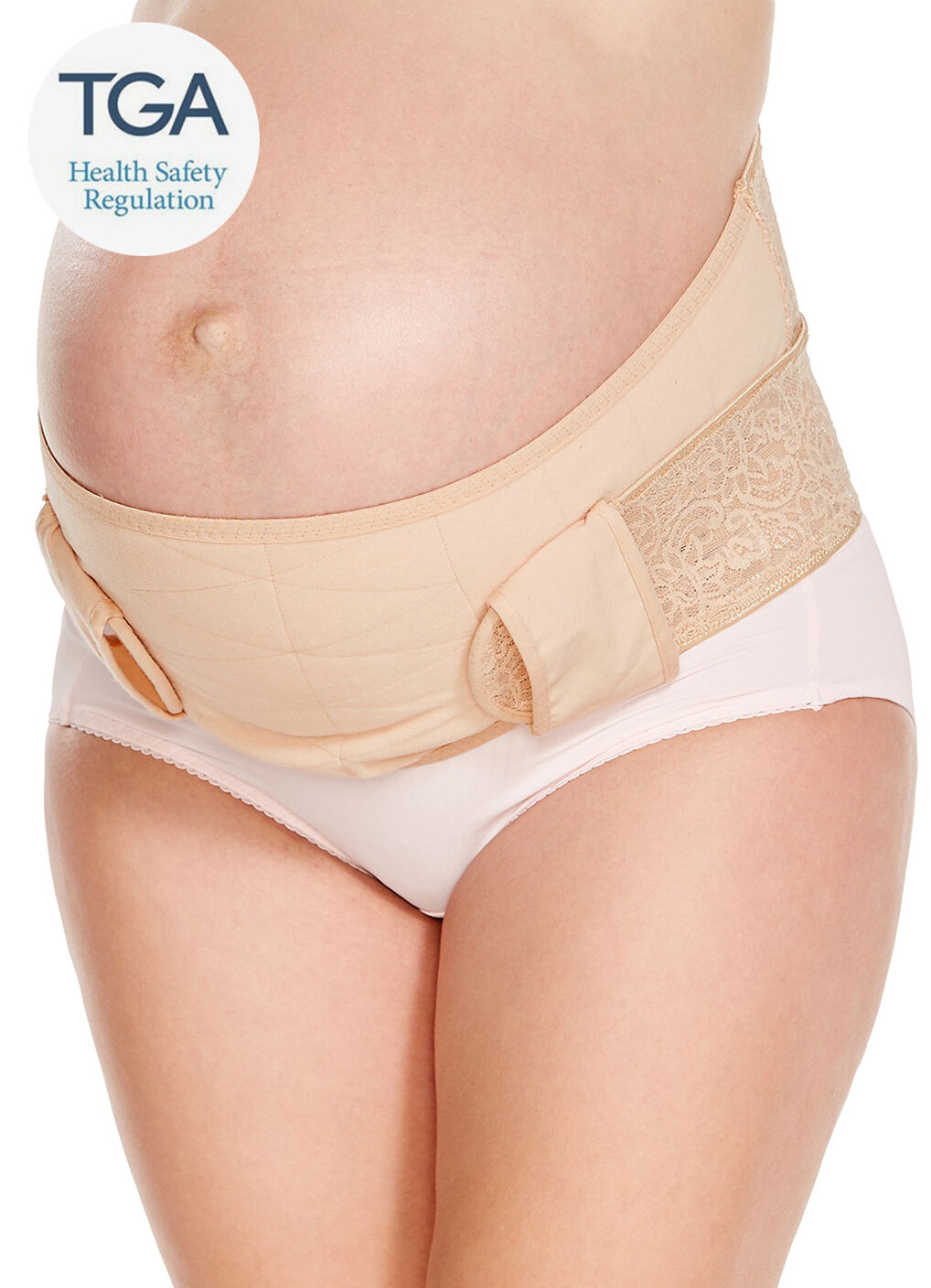 (New) Ergonomic Maternity Support Belt, Nude, hi-res image number 0