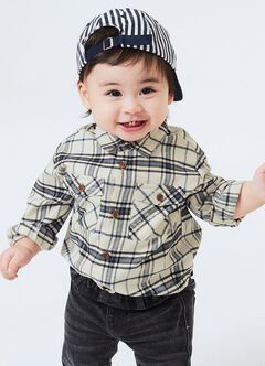 Baby Classic Plaid Shirt, , hi-res