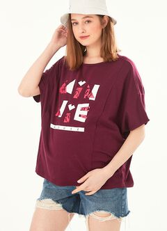 Disney Minnie Maternity & Nursing Top, Berry, hi-res