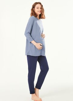 Sweet Dreams Maternity & Nursing Pyjama Set, Periwinkle, hi-res