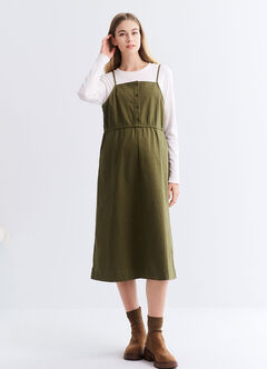 2 in 1 Maternity & Nursing Spliced Dress, , hi-res