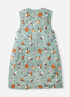 Lightweight Optimum Temp. Sleep Suit-Doggie Party, , hi-res