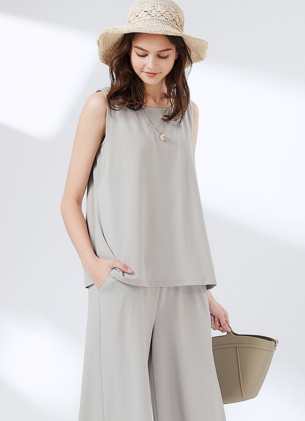 Maternity & Nursing Top Plus Wide Leg Pants Co-Ord Set, , hi-res image number 2