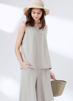 Maternity & Nursing Top Plus Wide Leg Pants Co-Ord Set, , hi-res