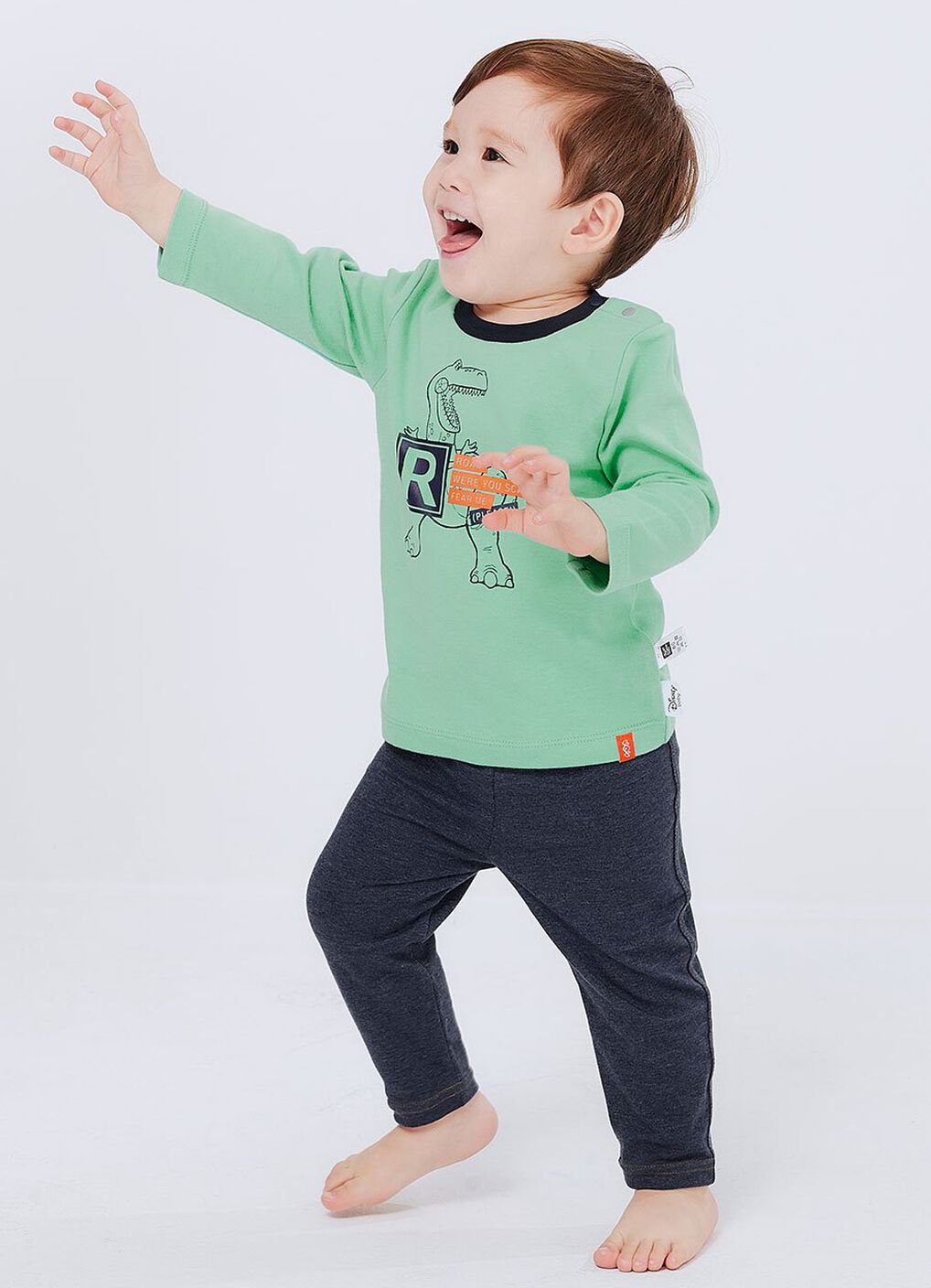 Baby Cotton Full-length Leggings, , hi-res image number 1